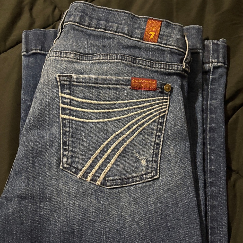 7 For All Mankind Dark Blue Women's Jeans